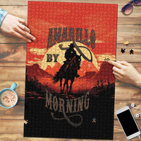 Rodeo Cowboy Puzzle Amarillo By Morning - Wonder Print Shop