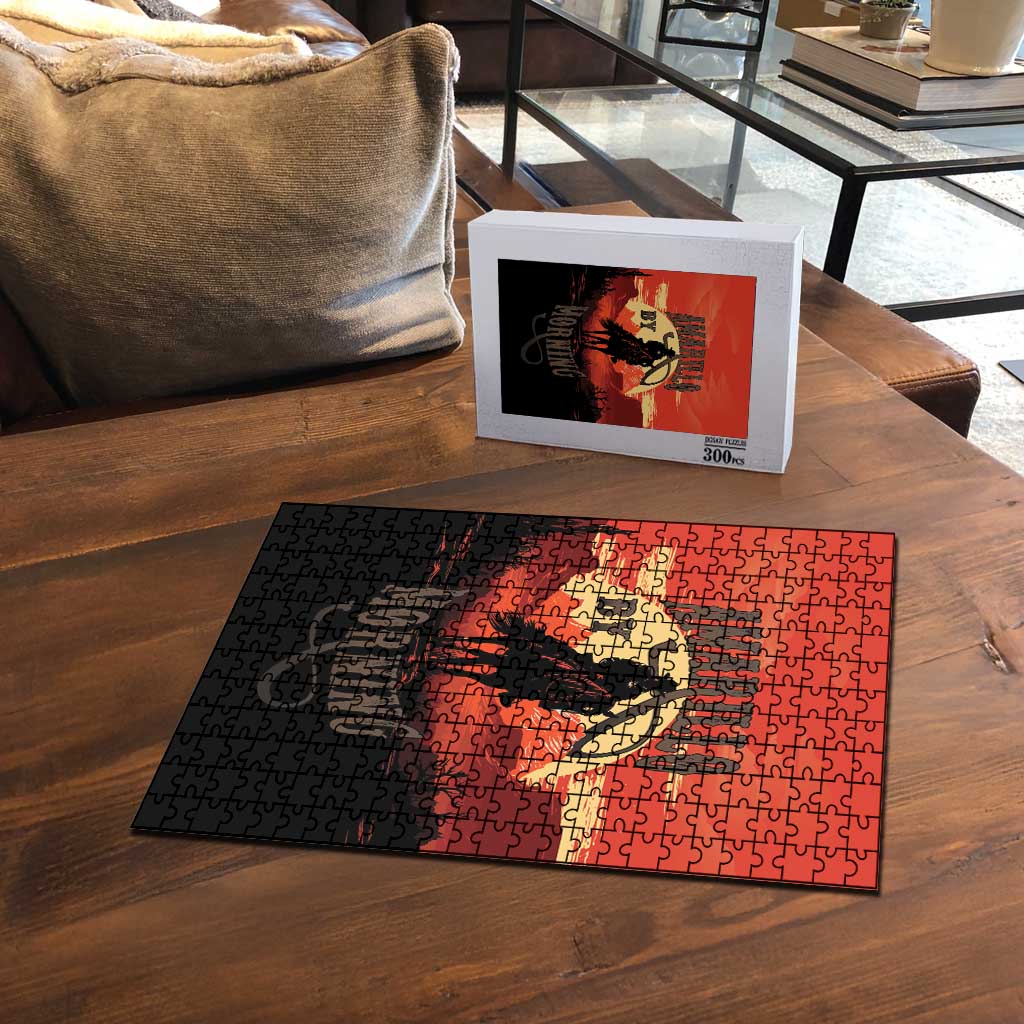 Rodeo Cowboy Puzzle Amarillo By Morning - Wonder Print Shop