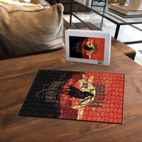 Rodeo Cowboy Puzzle Amarillo By Morning - Wonder Print Shop