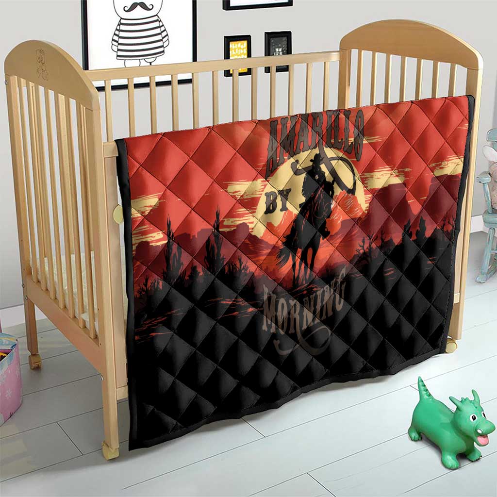 Rodeo Cowboy Quilt Amarillo By Morning - Wonder Print Shop