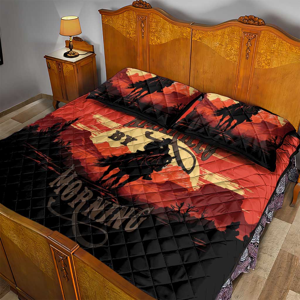 Rodeo Cowboy Quilt Bed Set Amarillo By Morning - Wonder Print Shop