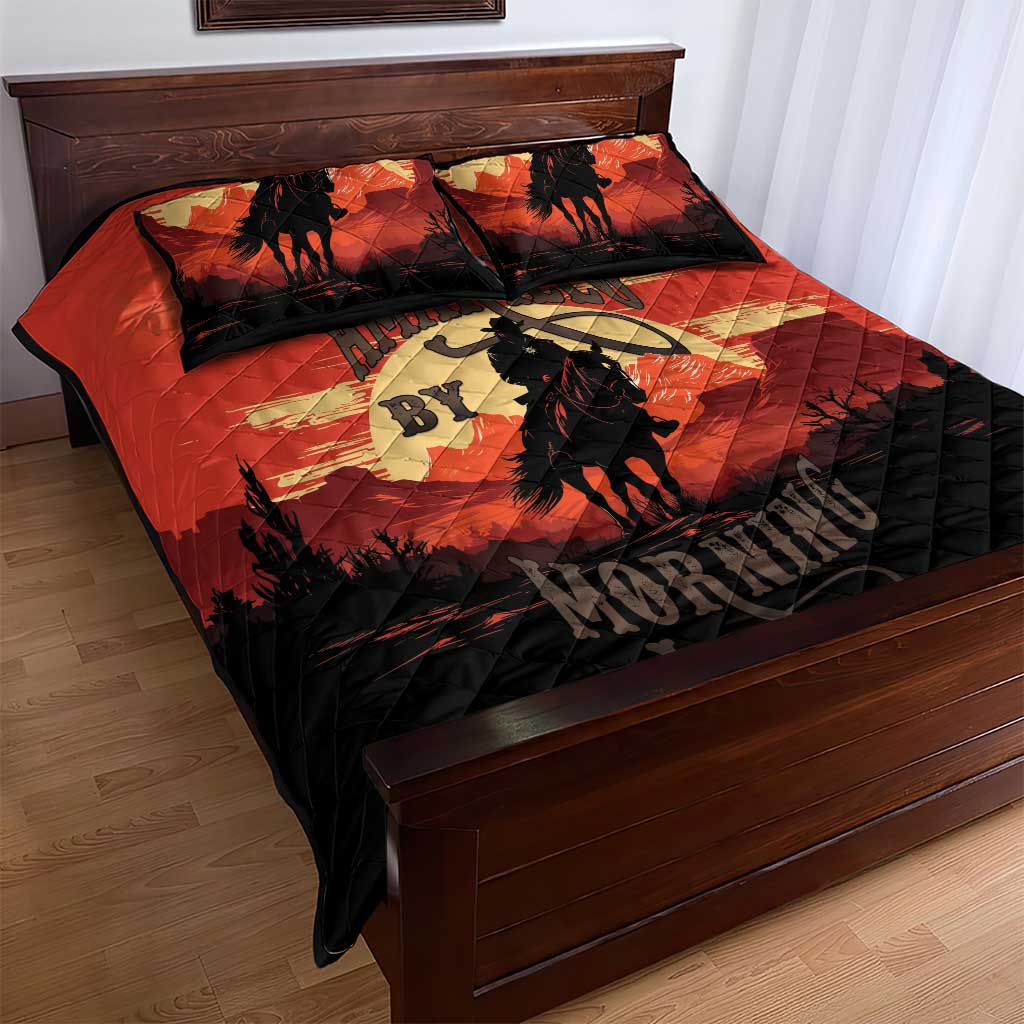Rodeo Cowboy Quilt Bed Set Amarillo By Morning - Wonder Print Shop