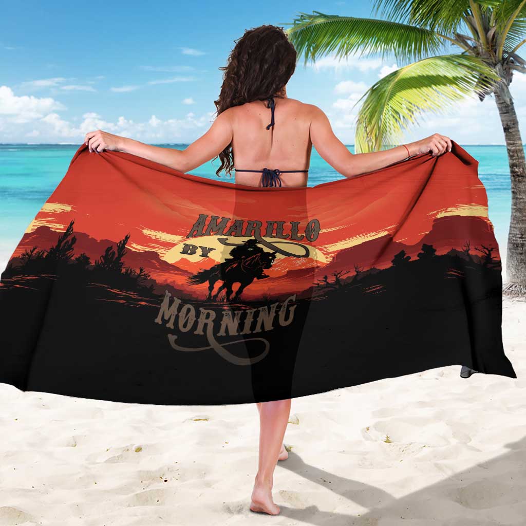 Rodeo Cowboy Sarong Amarillo By Morning - Wonder Print Shop