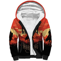 Rodeo Cowboy Sherpa Hoodie Amarillo By Morning - Wonder Print Shop