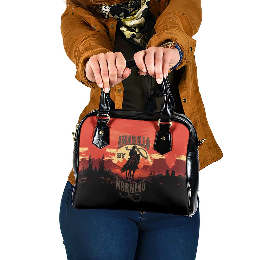 Rodeo Cowboy Shoulder Handbag Amarillo By Morning - Wonder Print Shop