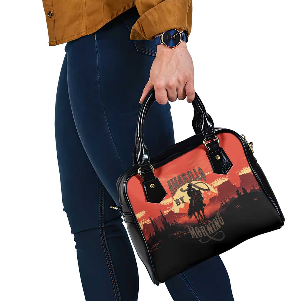 Rodeo Cowboy Shoulder Handbag Amarillo By Morning - Wonder Print Shop