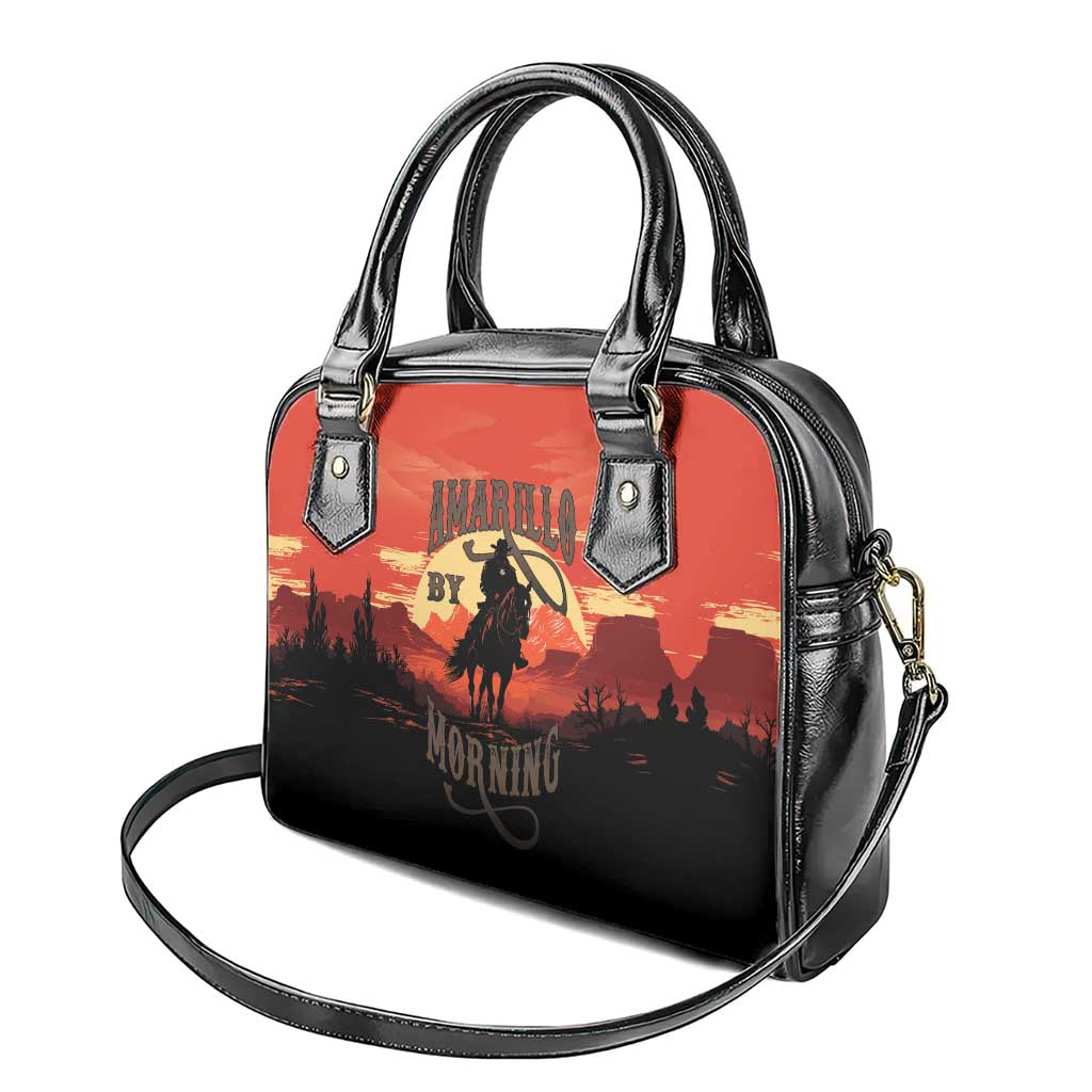 Rodeo Cowboy Shoulder Handbag Amarillo By Morning - Wonder Print Shop