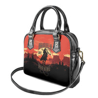 Rodeo Cowboy Shoulder Handbag Amarillo By Morning - Wonder Print Shop