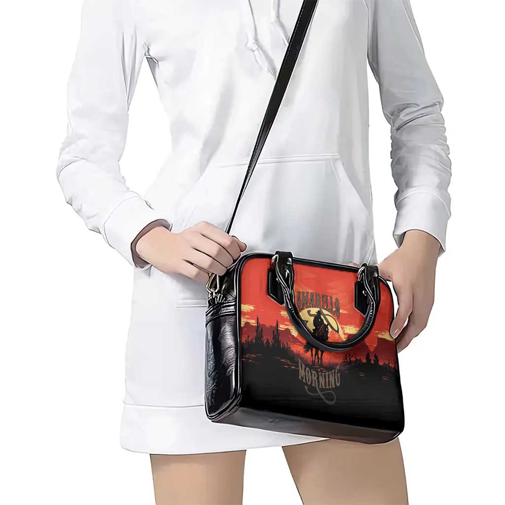 Rodeo Cowboy Shoulder Handbag Amarillo By Morning - Wonder Print Shop