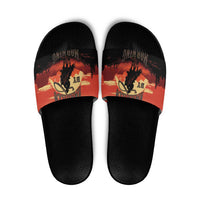 Rodeo Cowboy Slide Sandals Amarillo By Morning - Wonder Print Shop