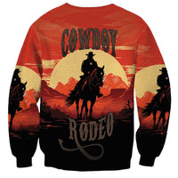 Rodeo Cowboy Sweatshirt Amarillo By Morning - Wonder Print Shop