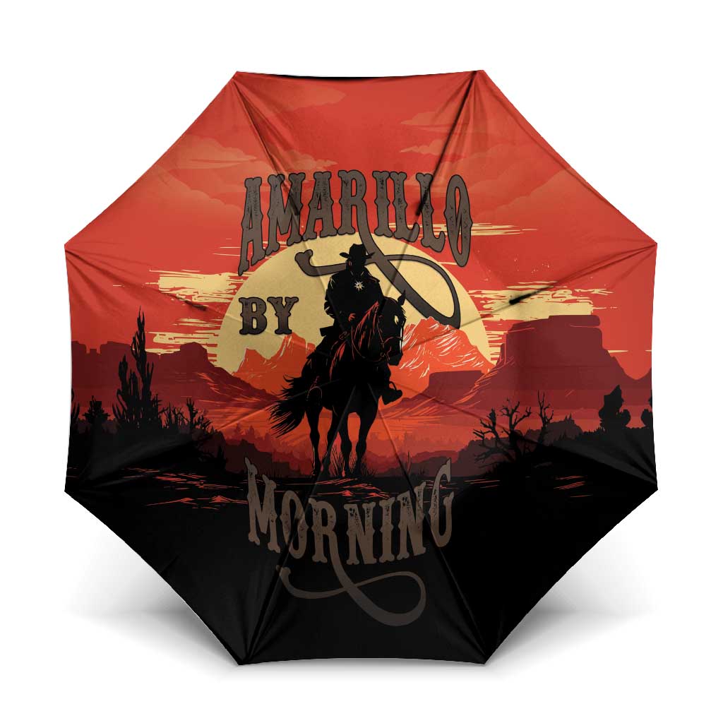 Rodeo Cowboy Umbrella Amarillo By Morning - Wonder Print Shop