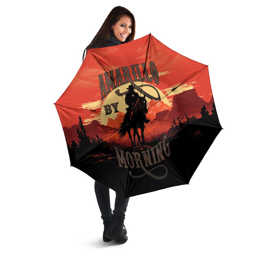 Rodeo Cowboy Umbrella Amarillo By Morning - Wonder Print Shop
