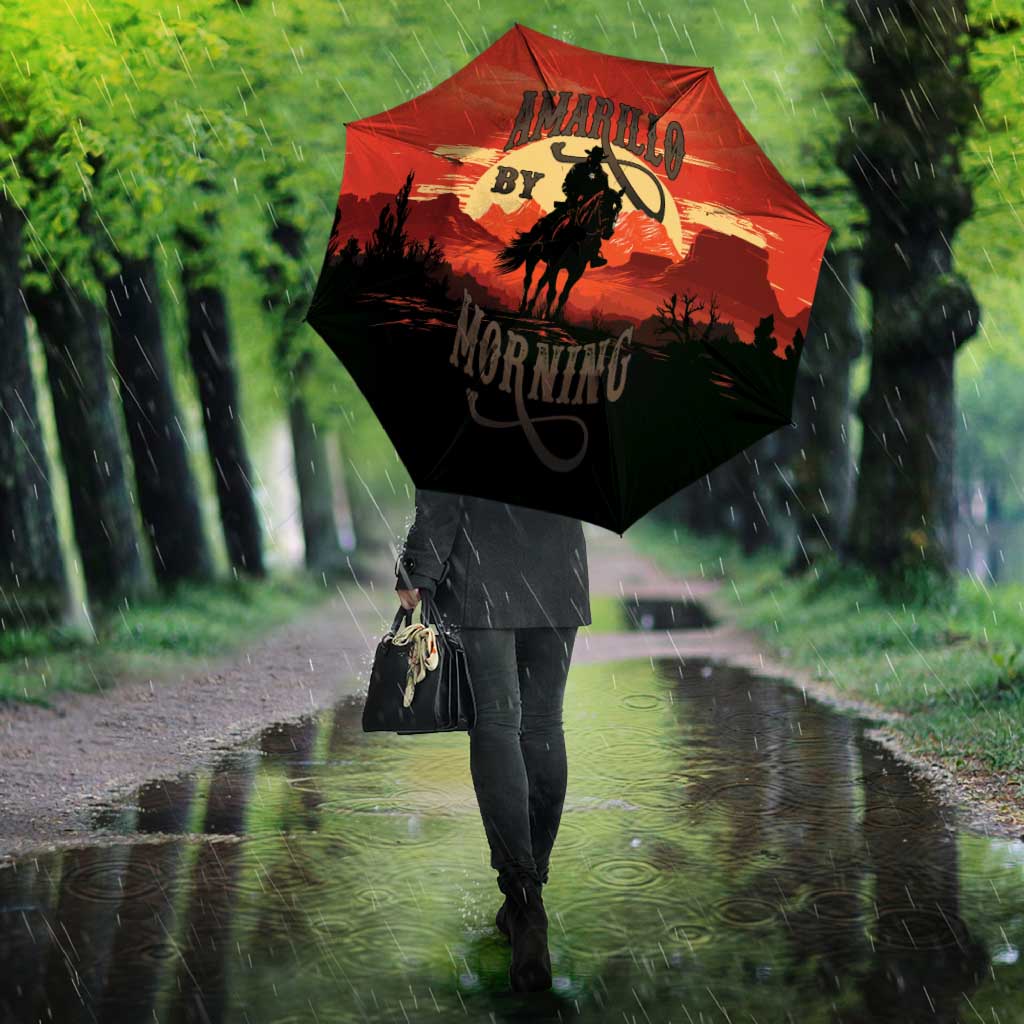 Rodeo Cowboy Umbrella Amarillo By Morning - Wonder Print Shop