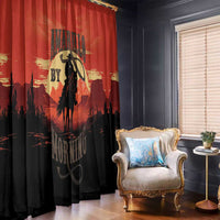 Rodeo Cowboy Window Curtain Amarillo By Morning - Wonder Print Shop