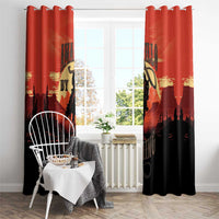 Rodeo Cowboy Window Curtain Amarillo By Morning - Wonder Print Shop