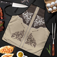 Vintage Western Cowboy Apron Brown Version - Wonder Print Shop