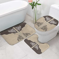 Vintage Western Cowboy Bathroom Set Brown Version - Wonder Print Shop