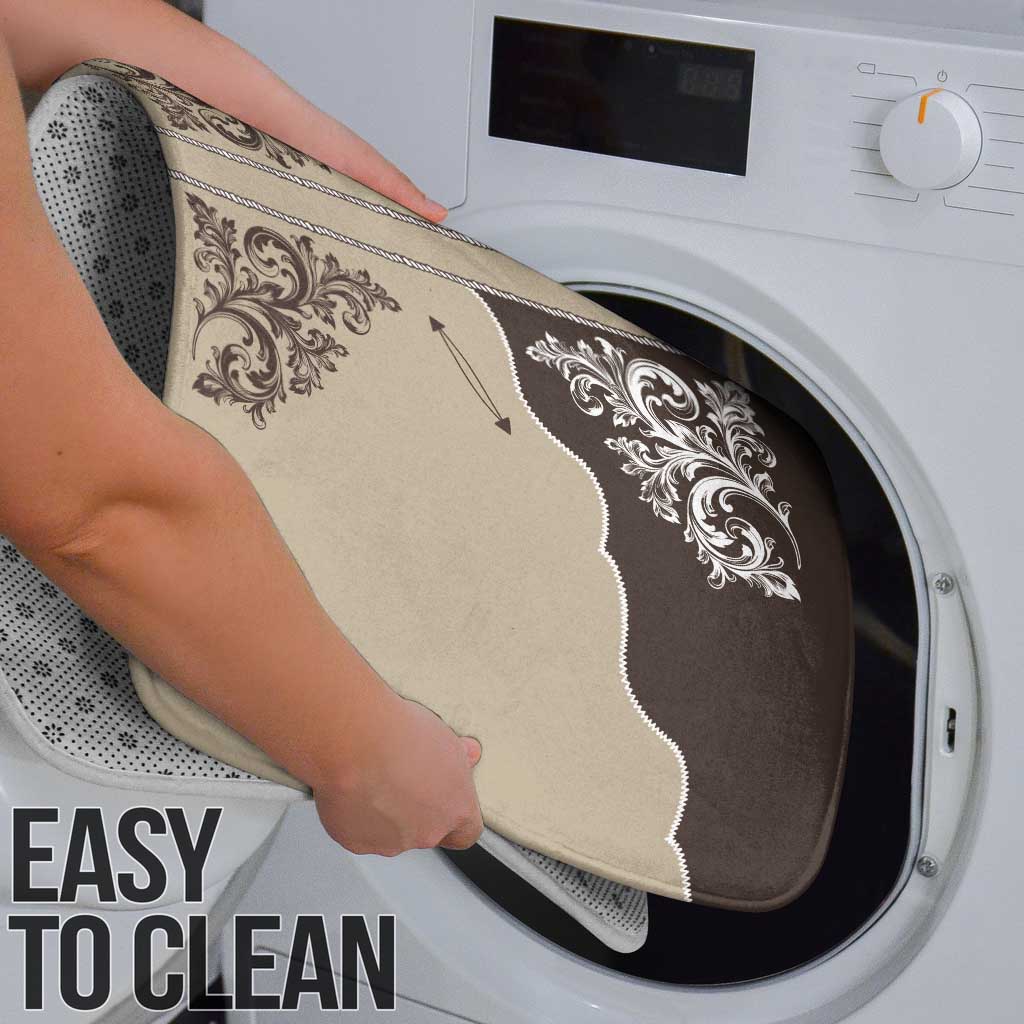 Vintage Western Cowboy Bathroom Set Brown Version - Wonder Print Shop