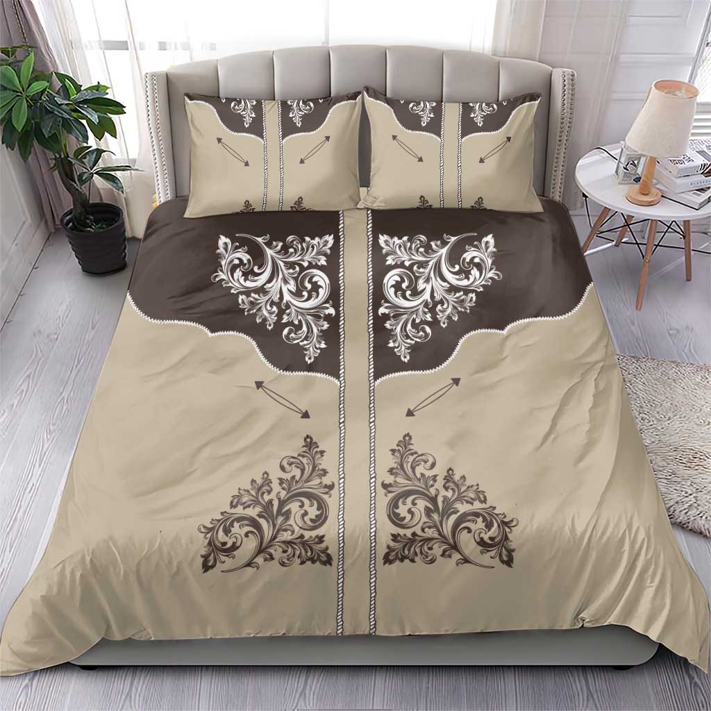 Vintage Western Cowboy Bedding Set Brown Version - Wonder Print Shop