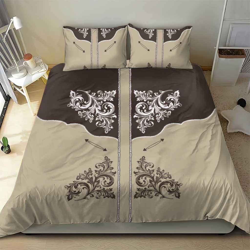 Vintage Western Cowboy Bedding Set Brown Version - Wonder Print Shop