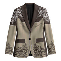 Vintage Western Cowboy Blazer Brown Version - Wonder Print Shop
