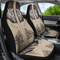 Vintage Western Cowboy Car Seat Cover Brown Version - Wonder Print Shop