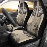 Vintage Western Cowboy Car Seat Cover Brown Version - Wonder Print Shop