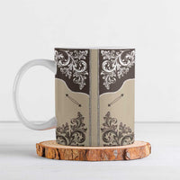 Vintage Western Cowboy Ceramic Mug Brown Version - Wonder Print Shop