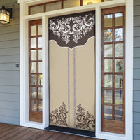 Vintage Western Cowboy Door Cover Brown Version - Wonder Print Shop