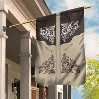 Vintage Western Cowboy Garden Flag Brown Version - Wonder Print Shop