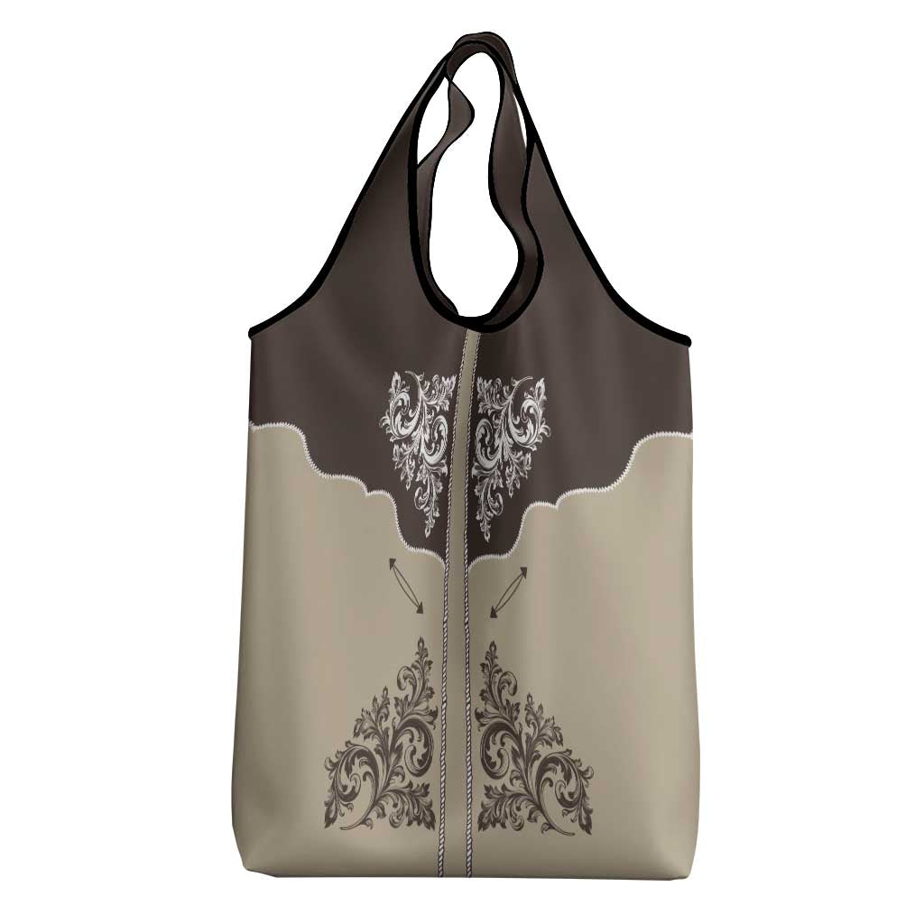 Vintage Western Cowboy Grocery Bag Brown Version - Wonder Print Shop