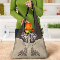 Vintage Western Cowboy Grocery Bag Brown Version - Wonder Print Shop