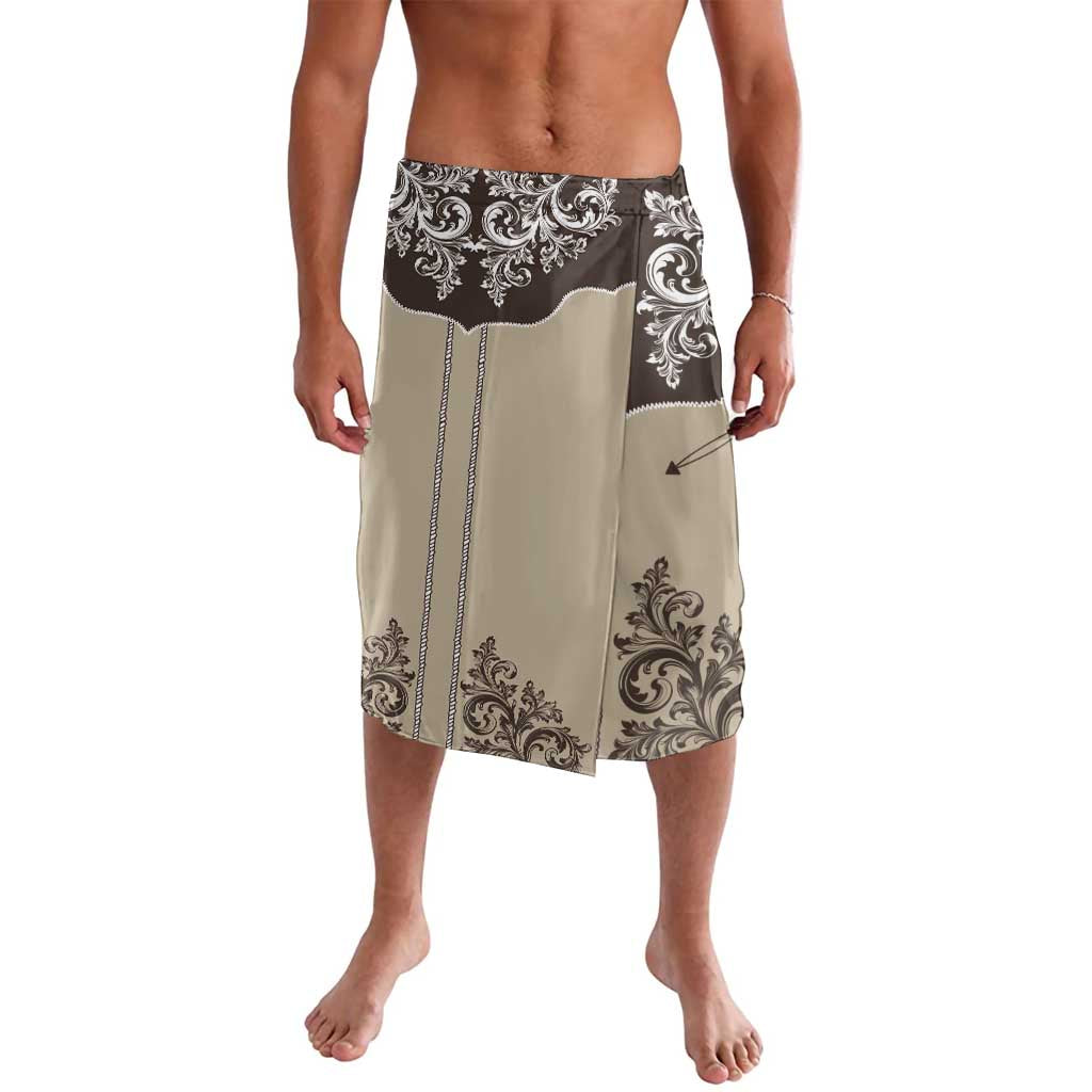 Vintage Western Cowboy Lavalava Brown Version - Wonder Print Shop