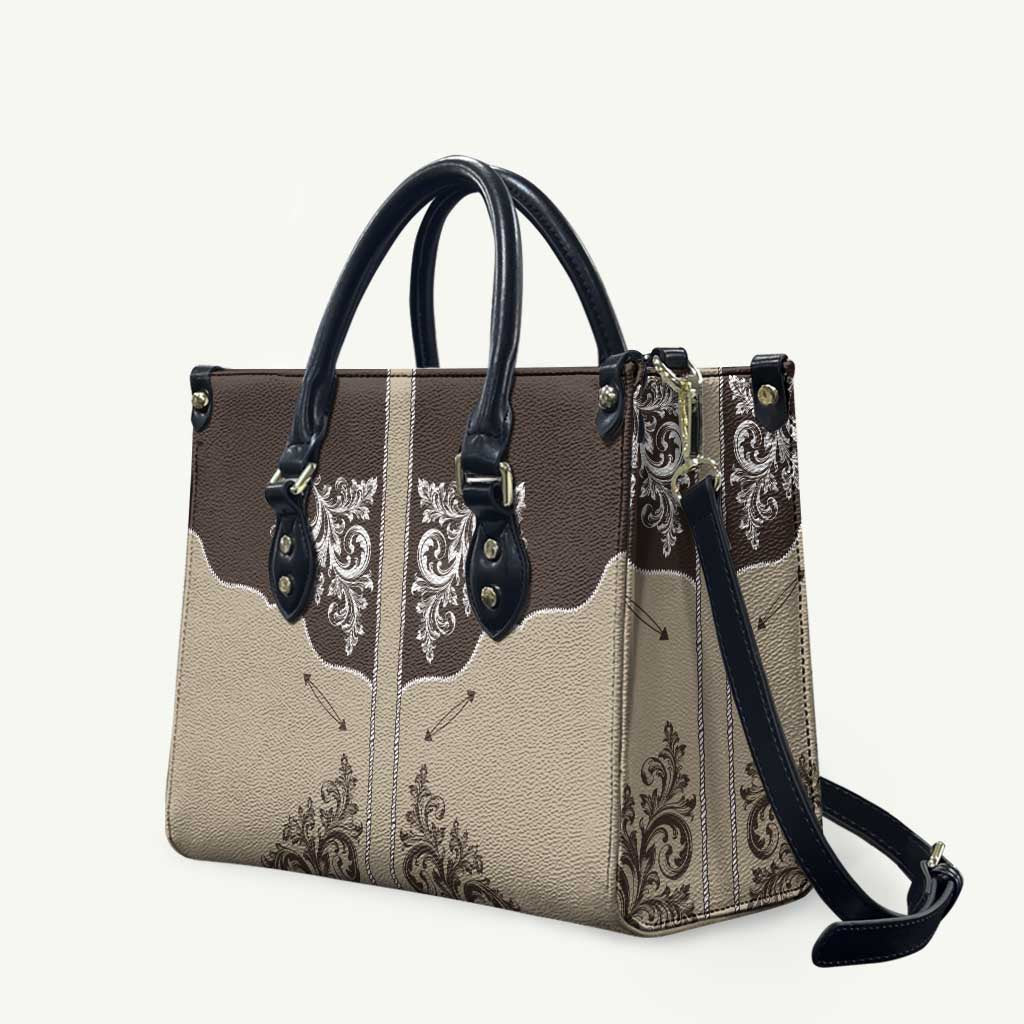 Vintage Western Cowboy Leather Bag Brown Version - Wonder Print Shop