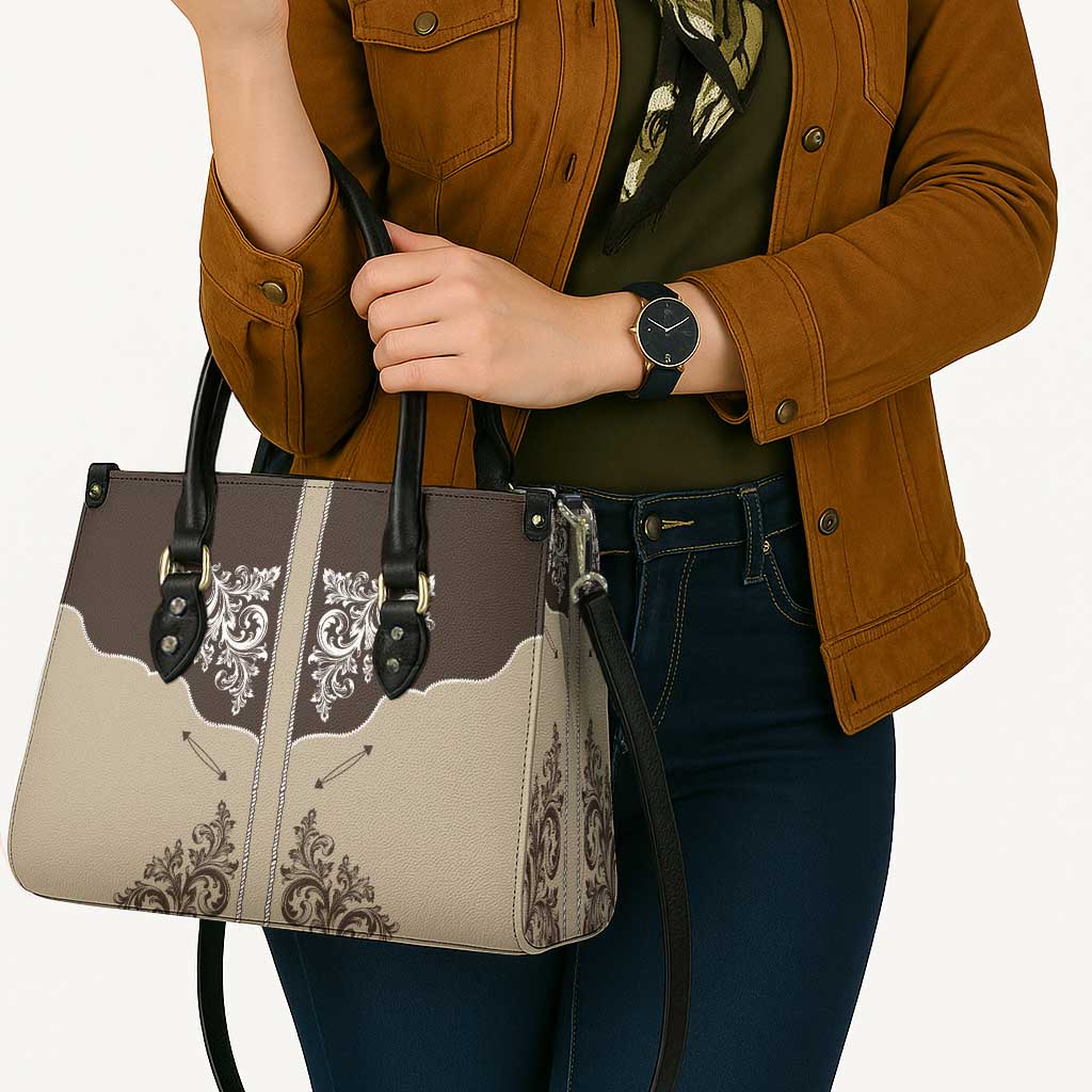 Vintage Western Cowboy Leather Bag Brown Version - Wonder Print Shop