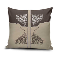 Vintage Western Cowboy Pillow Cover Brown Version - Wonder Print Shop