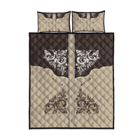 Vintage Western Cowboy Quilt Bed Set Brown Version - Wonder Print Shop