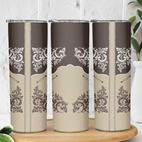 Vintage Western Cowboy Skinny Tumbler Brown Version - Wonder Print Shop
