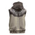 Vintage Western Cowboy Sleeveless Hoodie Brown Version - Wonder Print Shop