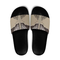 Vintage Western Cowboy Slide Sandals Brown Version - Wonder Print Shop