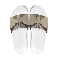 Vintage Western Cowboy Slide Sandals Brown Version - Wonder Print Shop