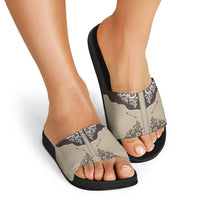 Vintage Western Cowboy Slide Sandals Brown Version - Wonder Print Shop