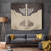 Vintage Western Cowboy Tapestry Brown Version - Wonder Print Shop