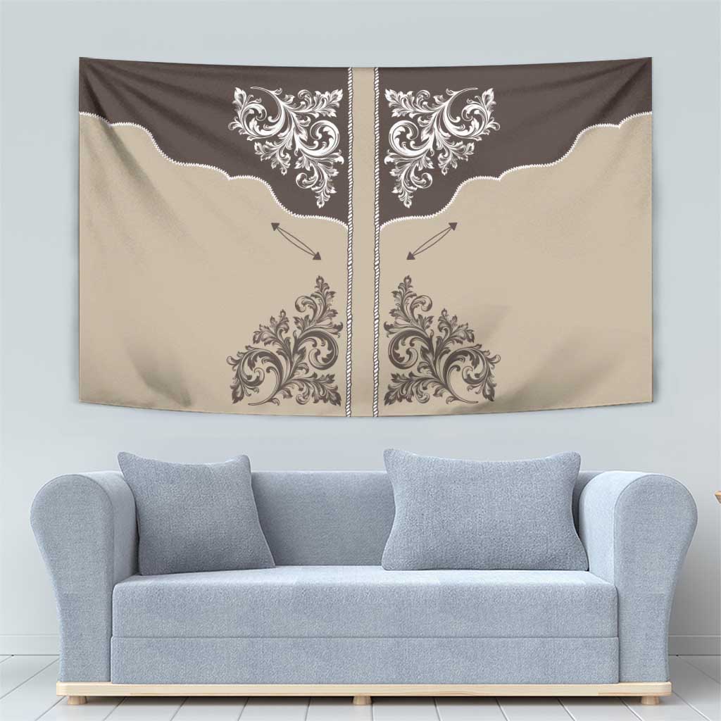 Vintage Western Cowboy Tapestry Brown Version - Wonder Print Shop