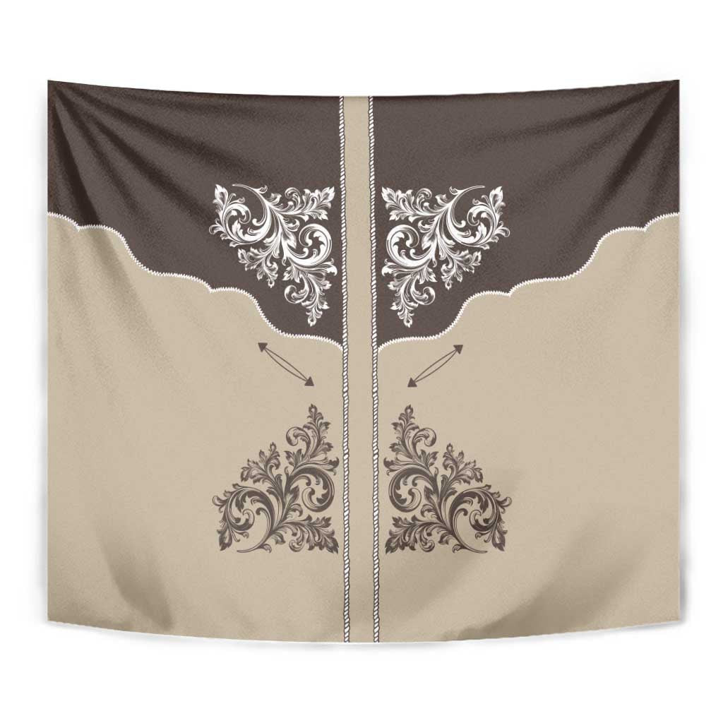 Vintage Western Cowboy Tapestry Brown Version - Wonder Print Shop