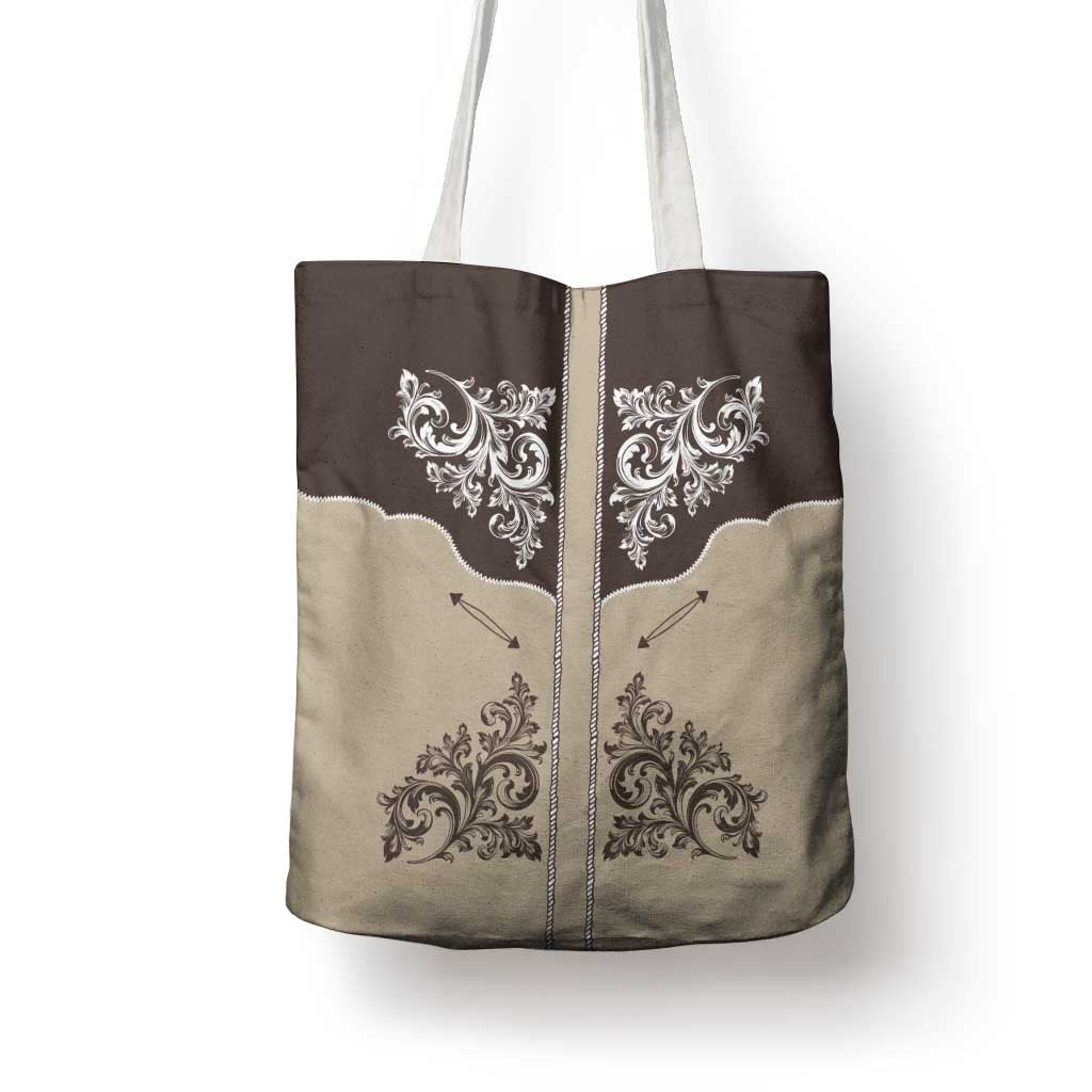 Vintage Western Cowboy Tote Bag Brown Version - Wonder Print Shop