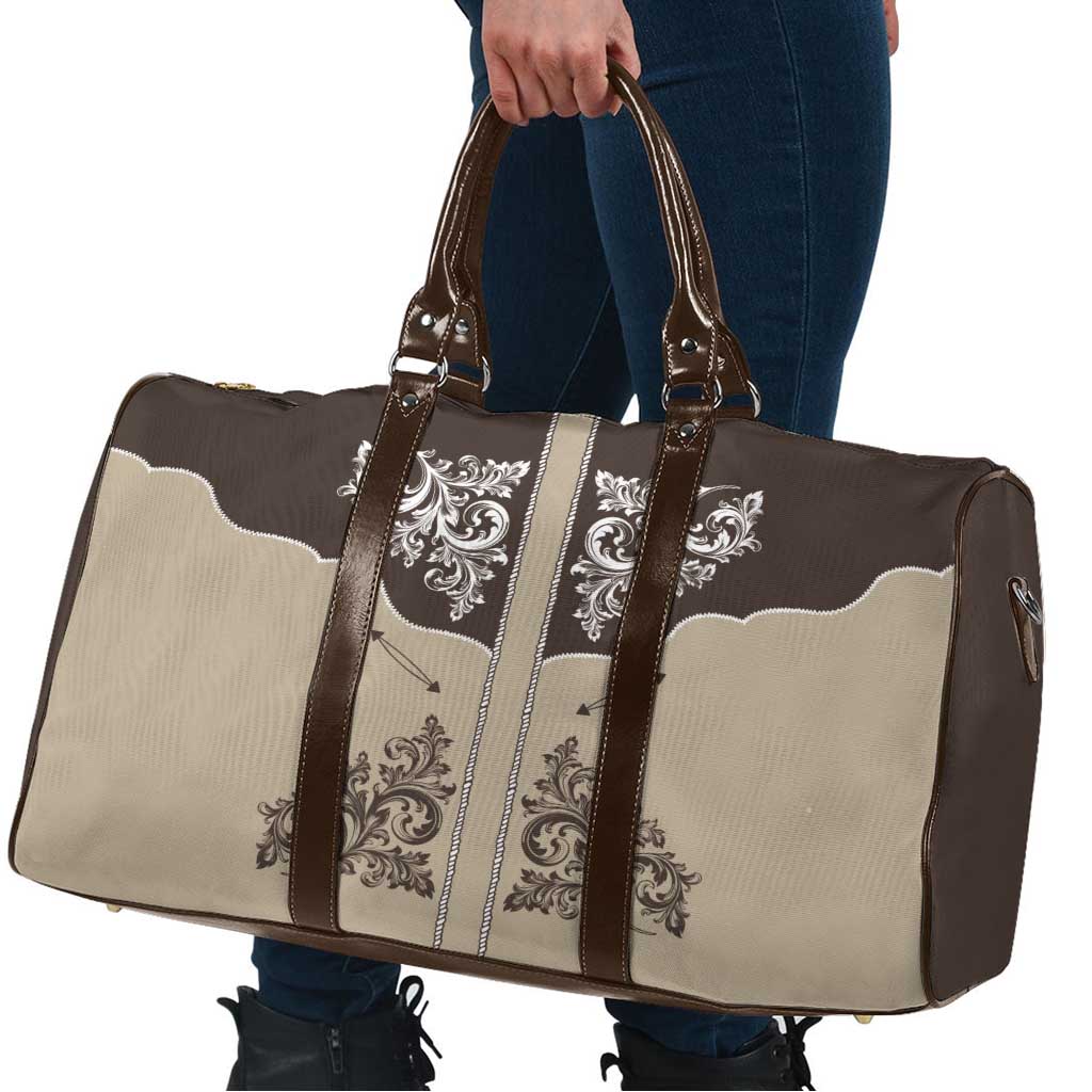 Vintage Western Cowboy Travel Bag Brown Version - Wonder Print Shop