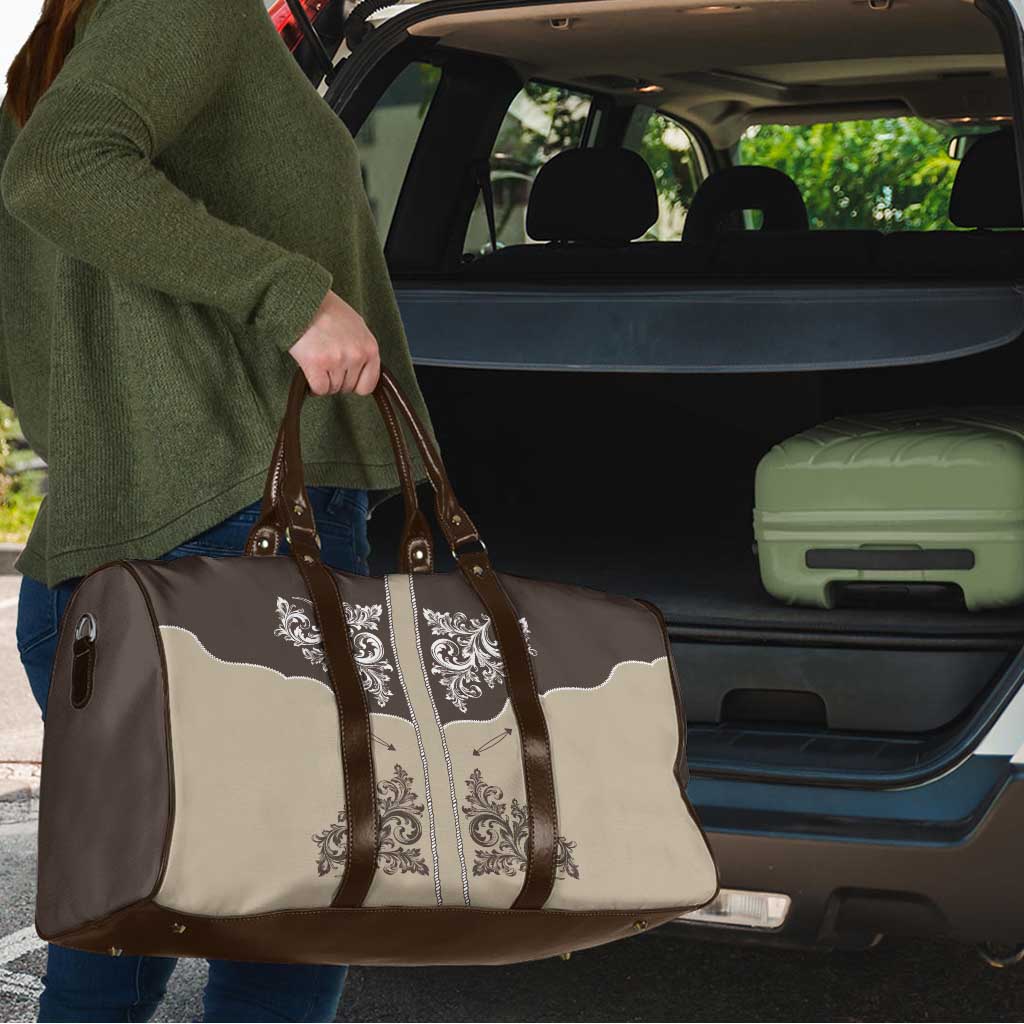 Vintage Western Cowboy Travel Bag Brown Version - Wonder Print Shop