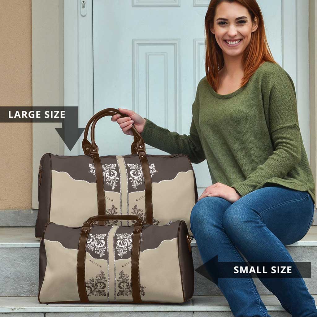 Vintage Western Cowboy Travel Bag Brown Version - Wonder Print Shop